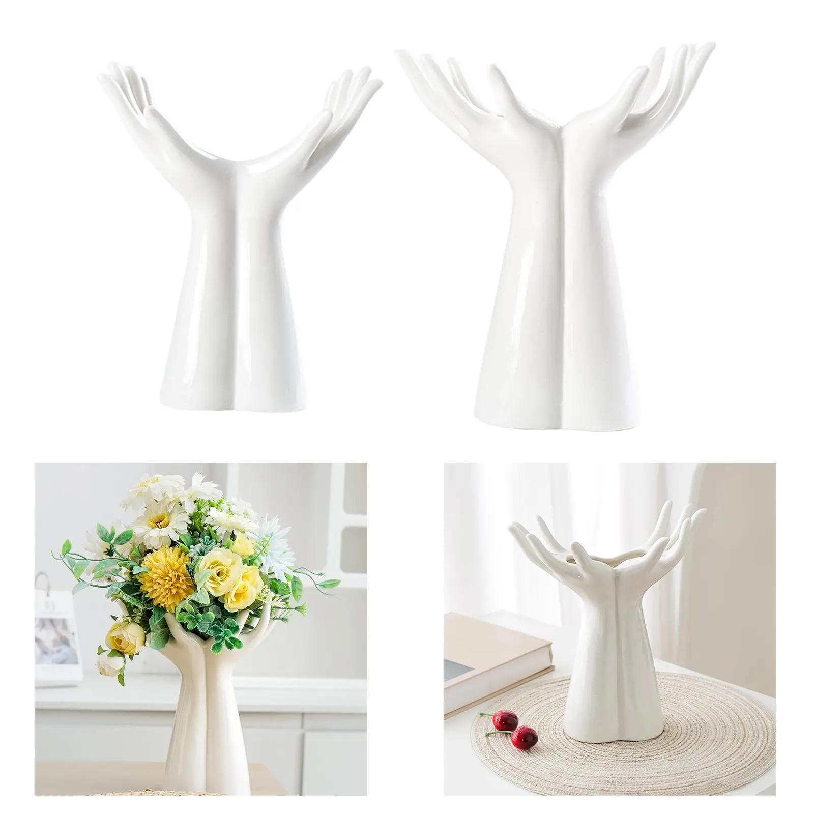 Flowerpot Photo Prop Modern Aesthetic Flower Arrangement Unique Vase for Flowers for Anniversary Office Garden Home Tabletop