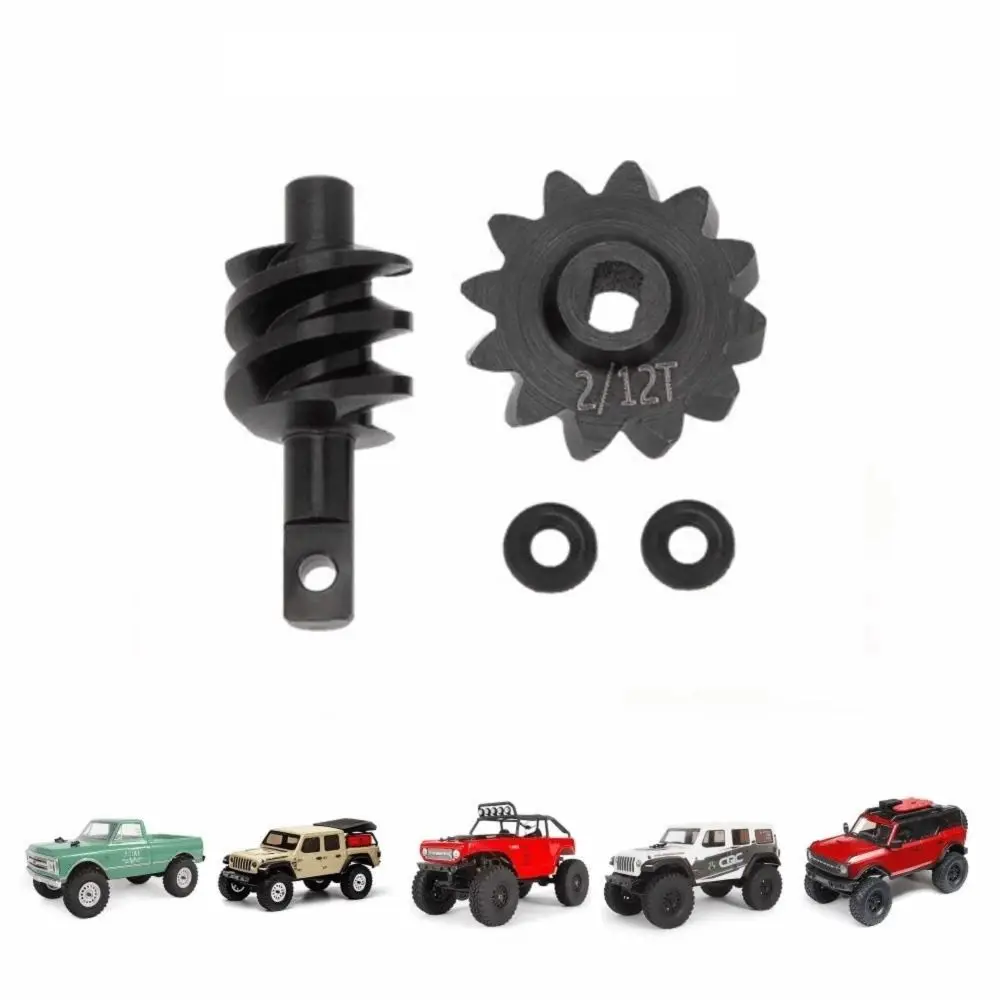 Steel Overdrive Differential Gear High Torque Helical Diff Gears Set for Axial SCX24 C10 JLU Gladiator Bronco 1/24 RC Car