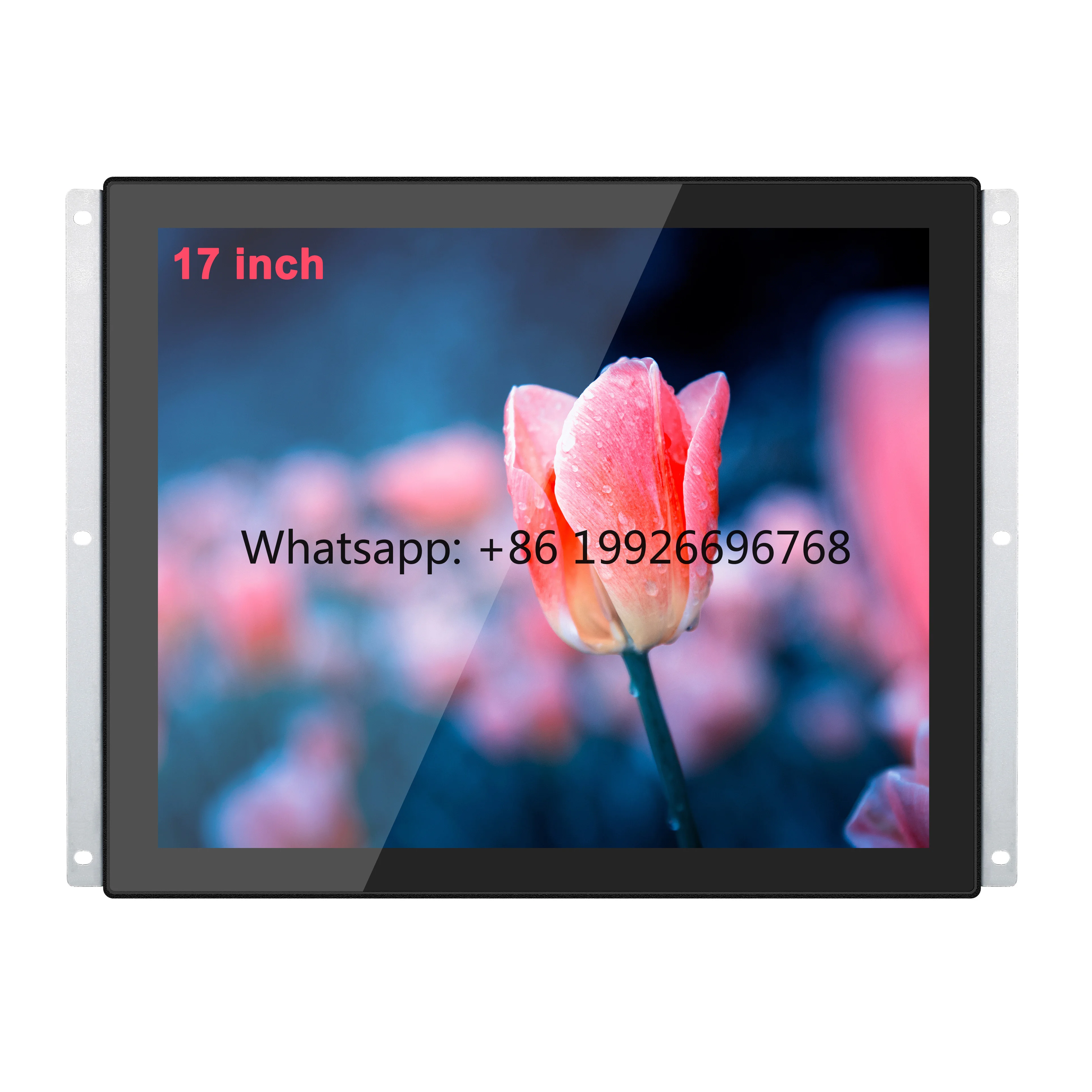 10.4/12.1/15/17/19 Inches Fanless Industrial Narrow Open Frame Monitor Optical Bonding  IP65 4:31280*1024 for Indoor or Outdoor