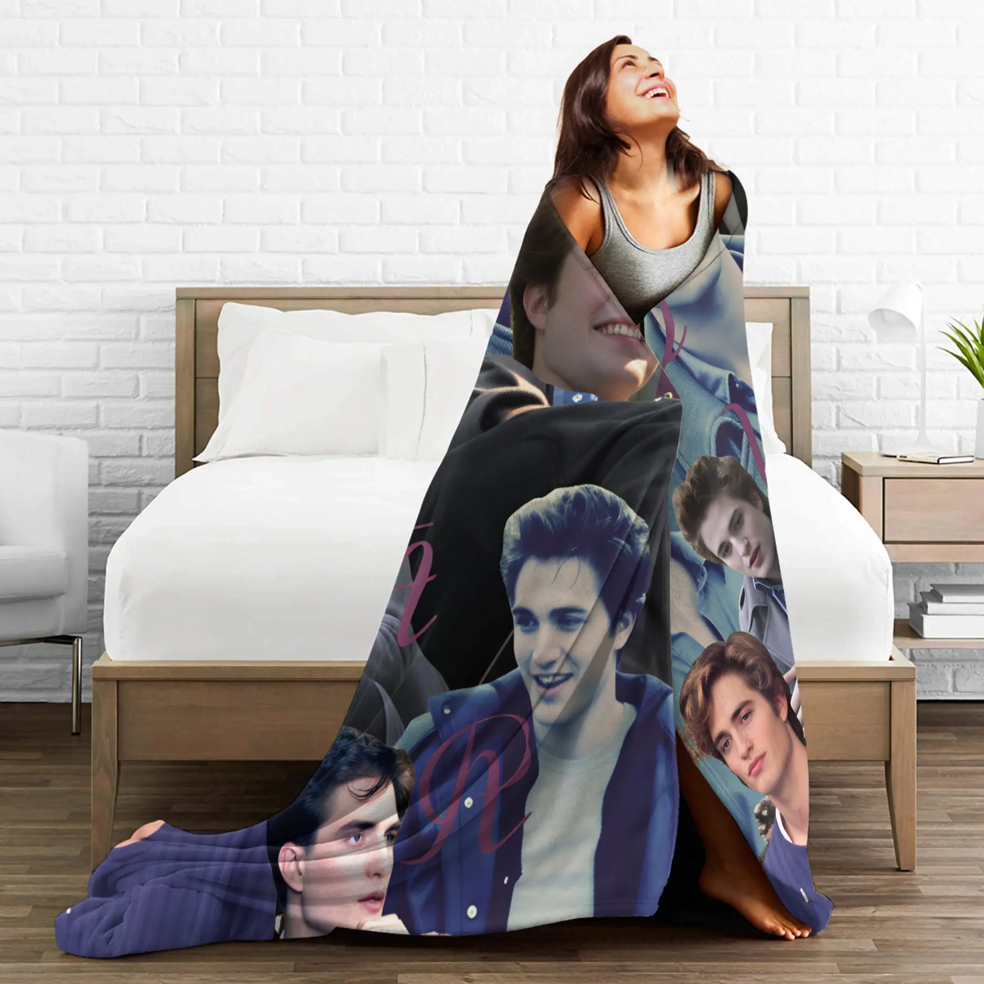 ديكور إدوارد الفانيلا بطانية الشتاء الشفق ساغا لينة دائم رمي بطانية لصبي فتاة الأريكة السرير المفرش أريكة غطاء سرير