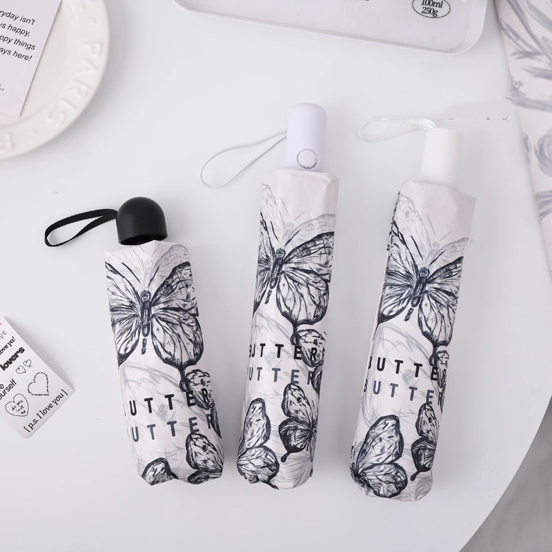 

Зонт с защитой от солнца и погоды в новом китайском стиле, полностью автоматическое складывание, компактный и портативный