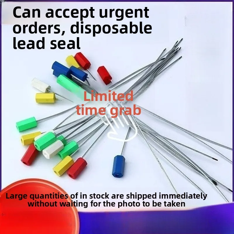 30cm  25/50pcs  Disposable Steel Wire Container Seal Lock Anti-Theft Custom Security Seal For Tank Truck Water & Electric Meter