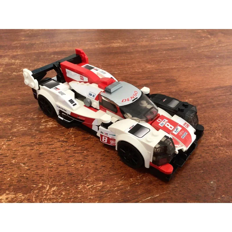 MOC-153053 New Classic GR010 Sports Racing Car Building Block Model 289 Parts Boys' Children's Birthday Building Block Toy Gift