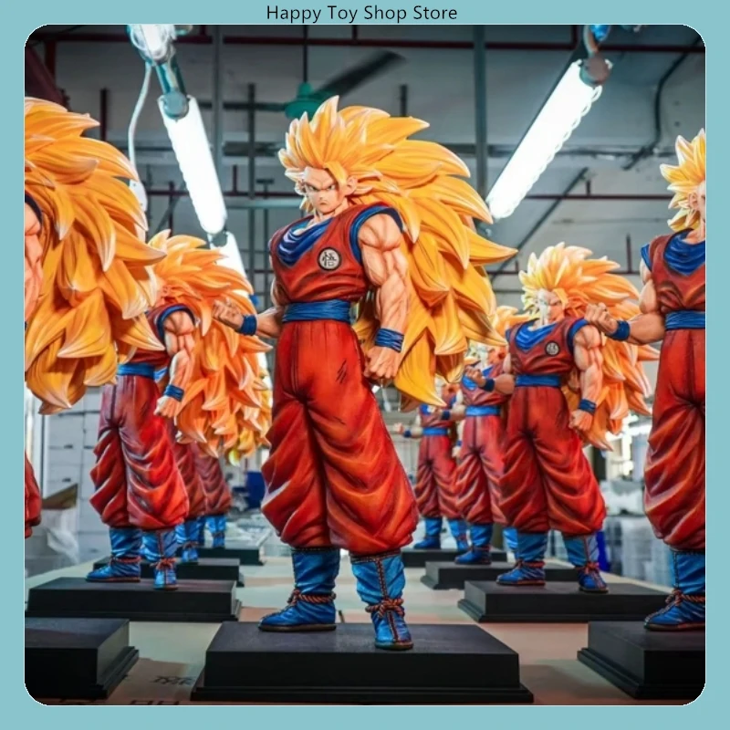 

54cm 1/4 Scale JT Super Saiyan 3 Goku Standing Pose Large Size Dragon Ball Anime Figure Model Statue