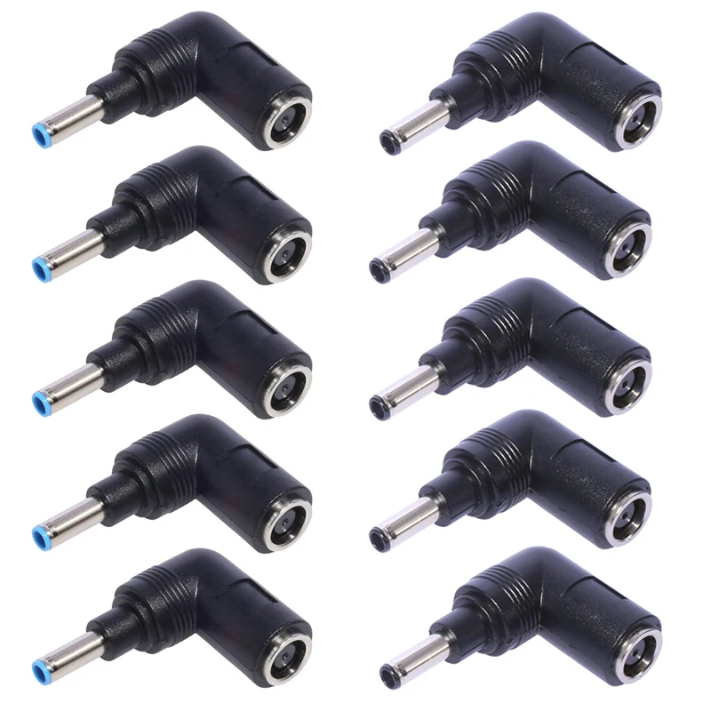 

Wholesale 10pcs DC Power Adapter plug For HP / Dell DC Jack 7.4*5.0mm Female to 4.5*3.0mm Male with pin Converter for Notebook
