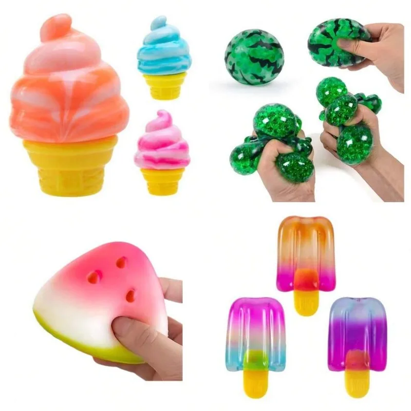 

Limited-Time Offer Cute Summer Themed Mystery Squishy Box Single Soft Squeeze Leisure Lucky Gift