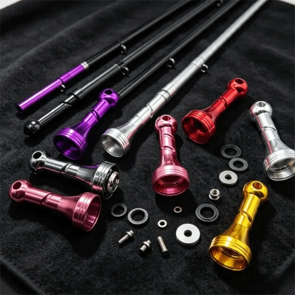 Aluminium Alloy Fishing Reel Stabilizer Lightweight Screw-in Type Fishing Reel Balance Handle Adjustment Spacers Balancing Rod