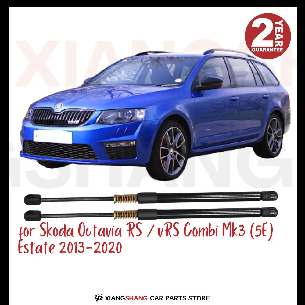 

2pcs Rear Tailgate Damper for Skoda Octavia RS / vRS Combi Mk3 (5E) Estate 2013-2020 WITH SPRING Trunk Boot Gas Charged Struts
