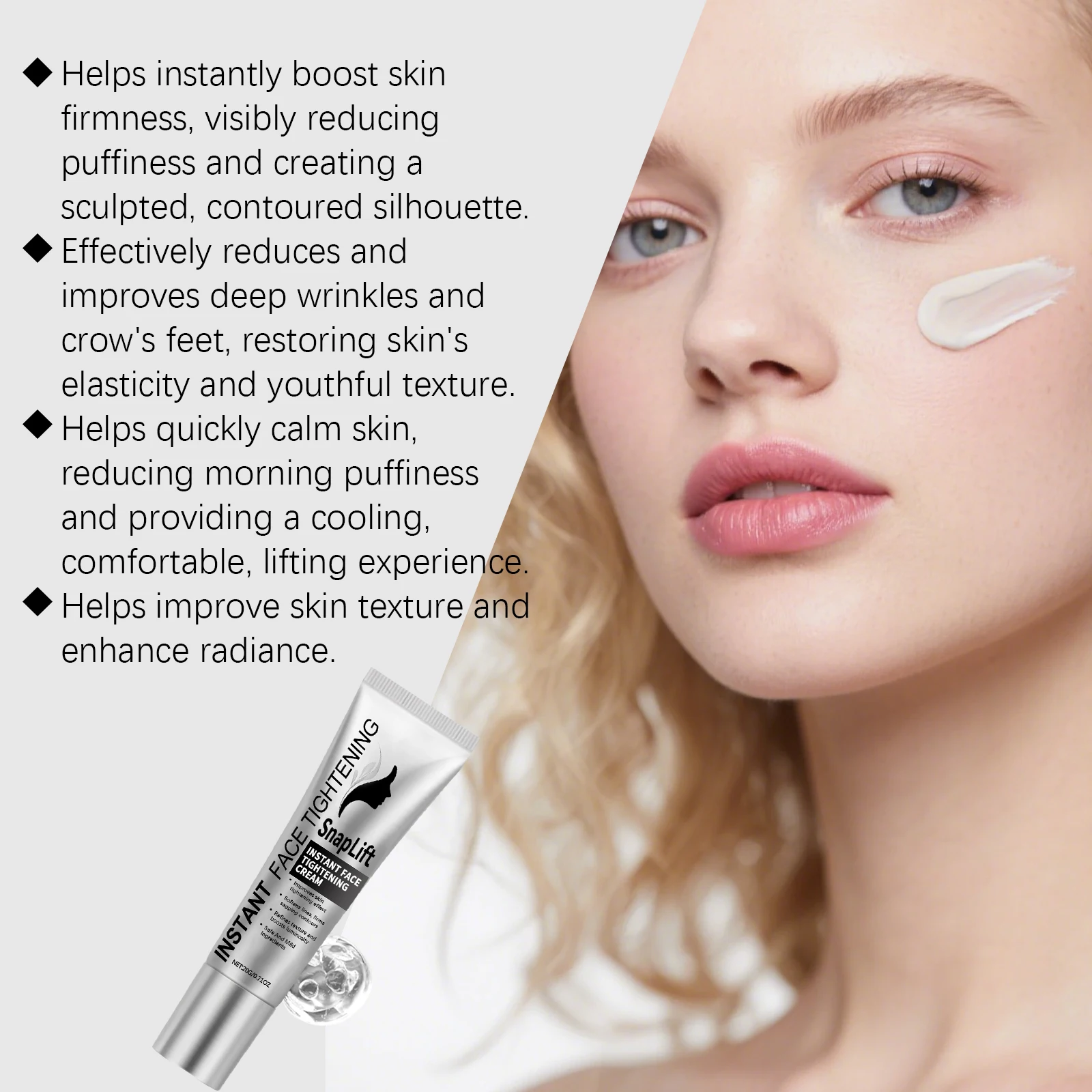 Lift Firming Face Cream Reduce Wrinkle Smooth Fine Line Moisturize Improve Skin Texture Enhance Radiance Restore Skin Elasticity