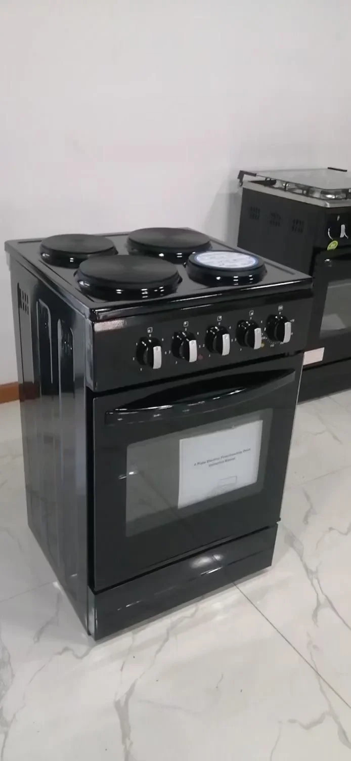 Estufa táctil de 4 quemadores con horno de Gas con horno de Pizza, gabinete de restaurante, cocina, combinación de ingeniería, estufa de mesa eléctrica, horno