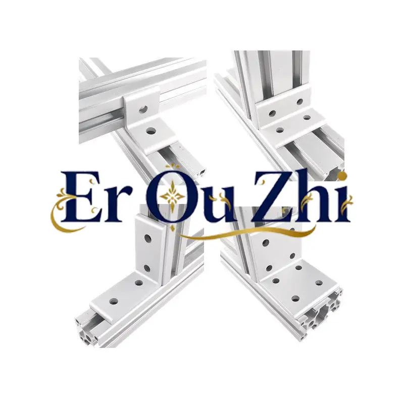 Vertical corner piece Connection angle Aluminum profile Corner code 90 degree Right angle connector