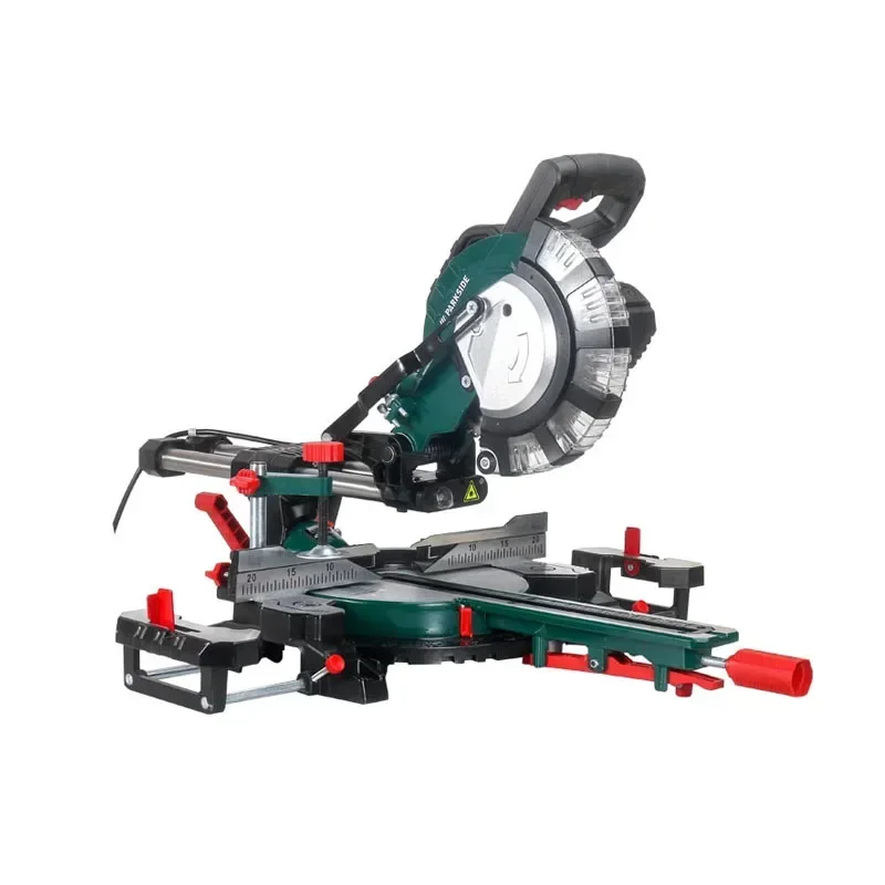 

Aluminum Alloy Tie Rod Miter Saw, Multifunctional Household Woodworking Saw, Woodworking Household Miter Sliding Saw 220V 2300W