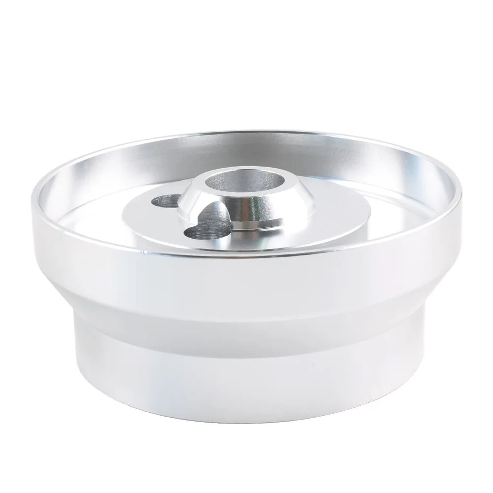 Auto parts retrofit Universal directional hub adapter 5 and 6 hole steering wheel polished hub adapter