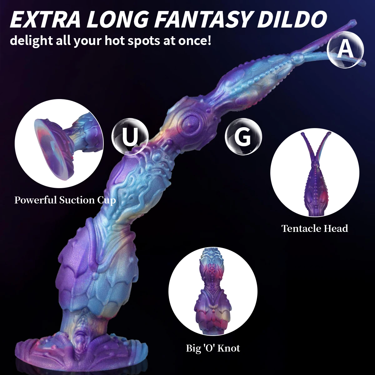 Long Anal Plug Silicone Butt Plug Dildo Monster Penis Vagina Masturbation Adult Sex Toys Anus Stimulation Dildo For Men Women