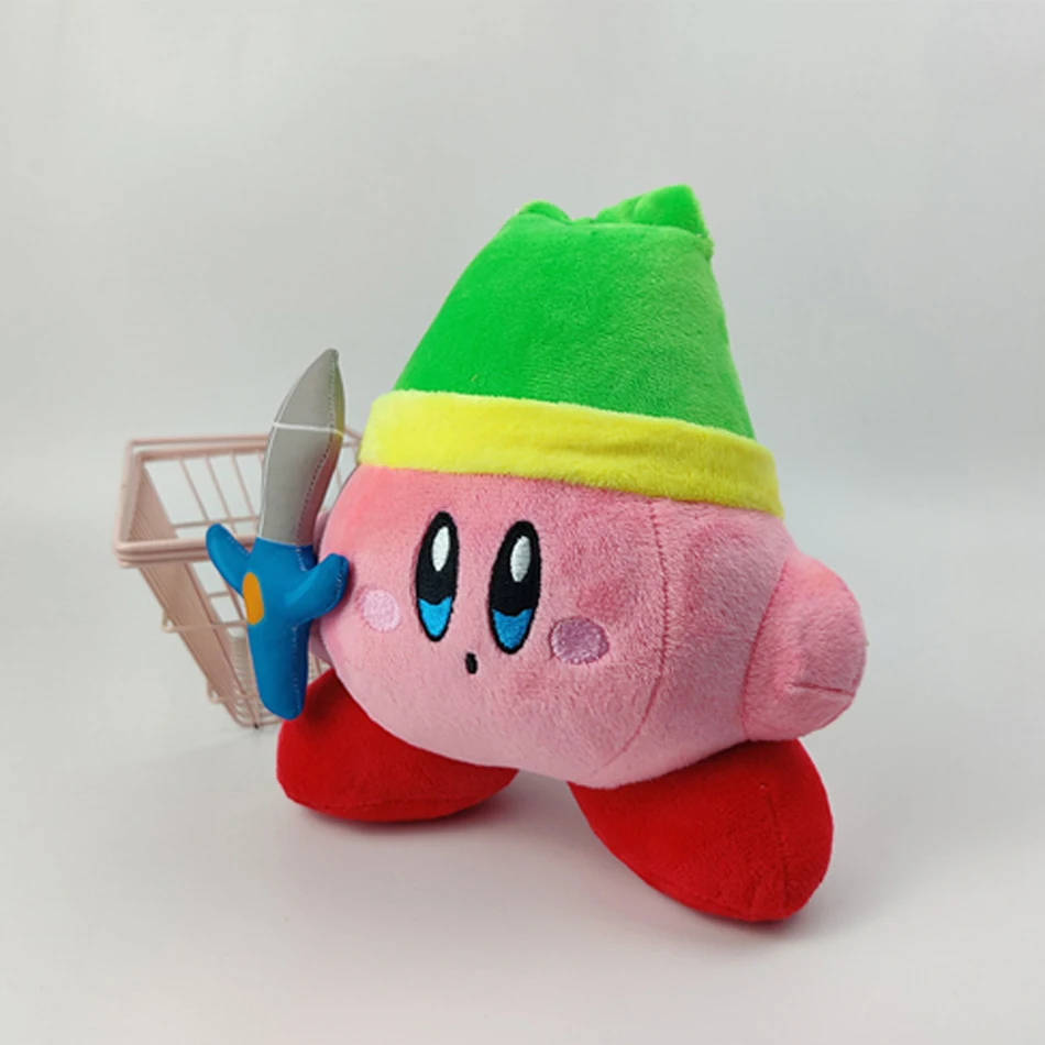 Kawaii Anime estrella Kirby espada Kirby Peluche Peluche juguetes de dibujos animados de alta calidad gran regalo de cumpleaños de Navidad para niños