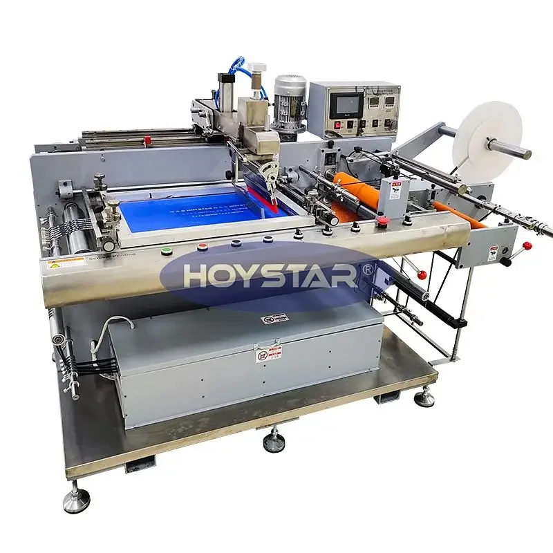 GW-BD150 satin ribbon label automatic screen printing machine for lanyard