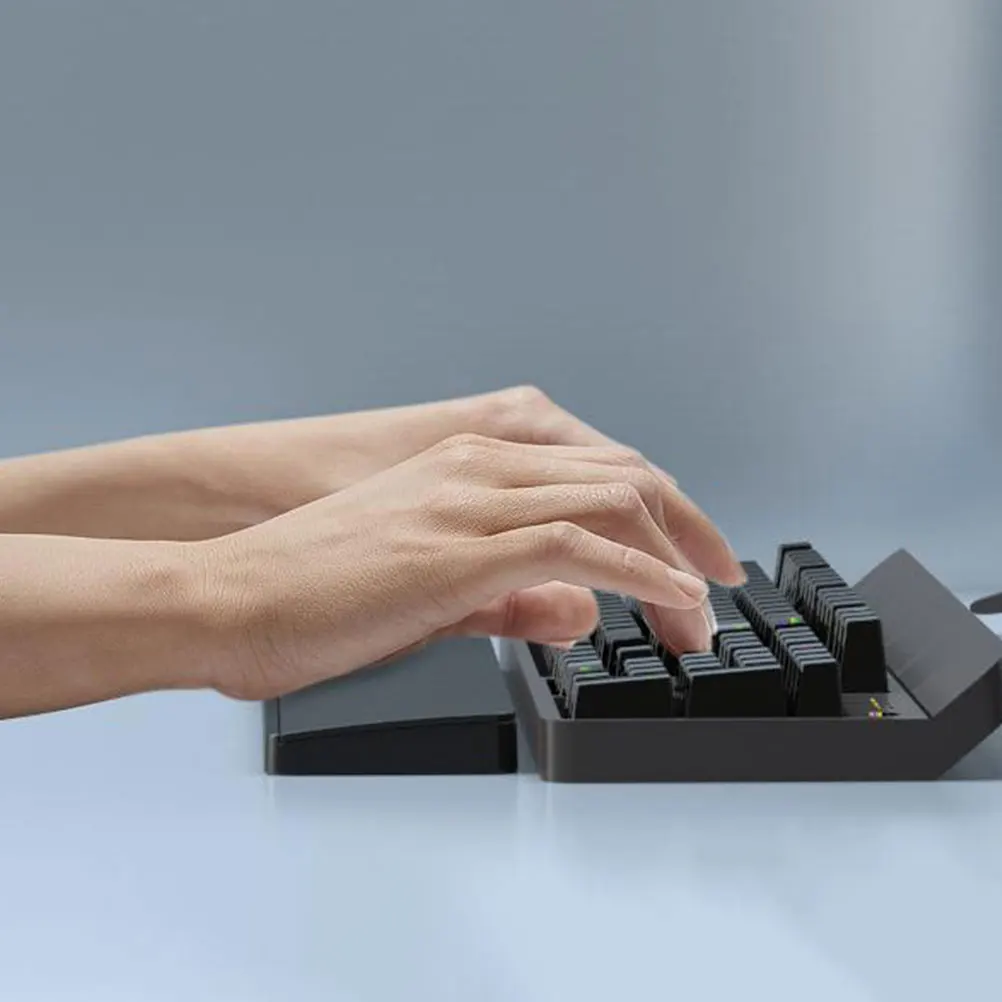 

Hand-holding Mouse Pad Keyboard Rest Wrist Support Desktop Arm Ergonomic Typing Cushion Adjustable Comfort Pad Storage Box