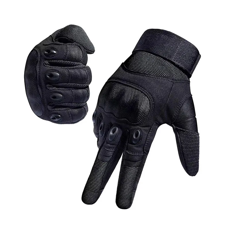 Men's Full Finger Tactical Gloves Touchscreen Compatible Hard Knuckle Protection for Airsoft Paintball Military Motorcycle