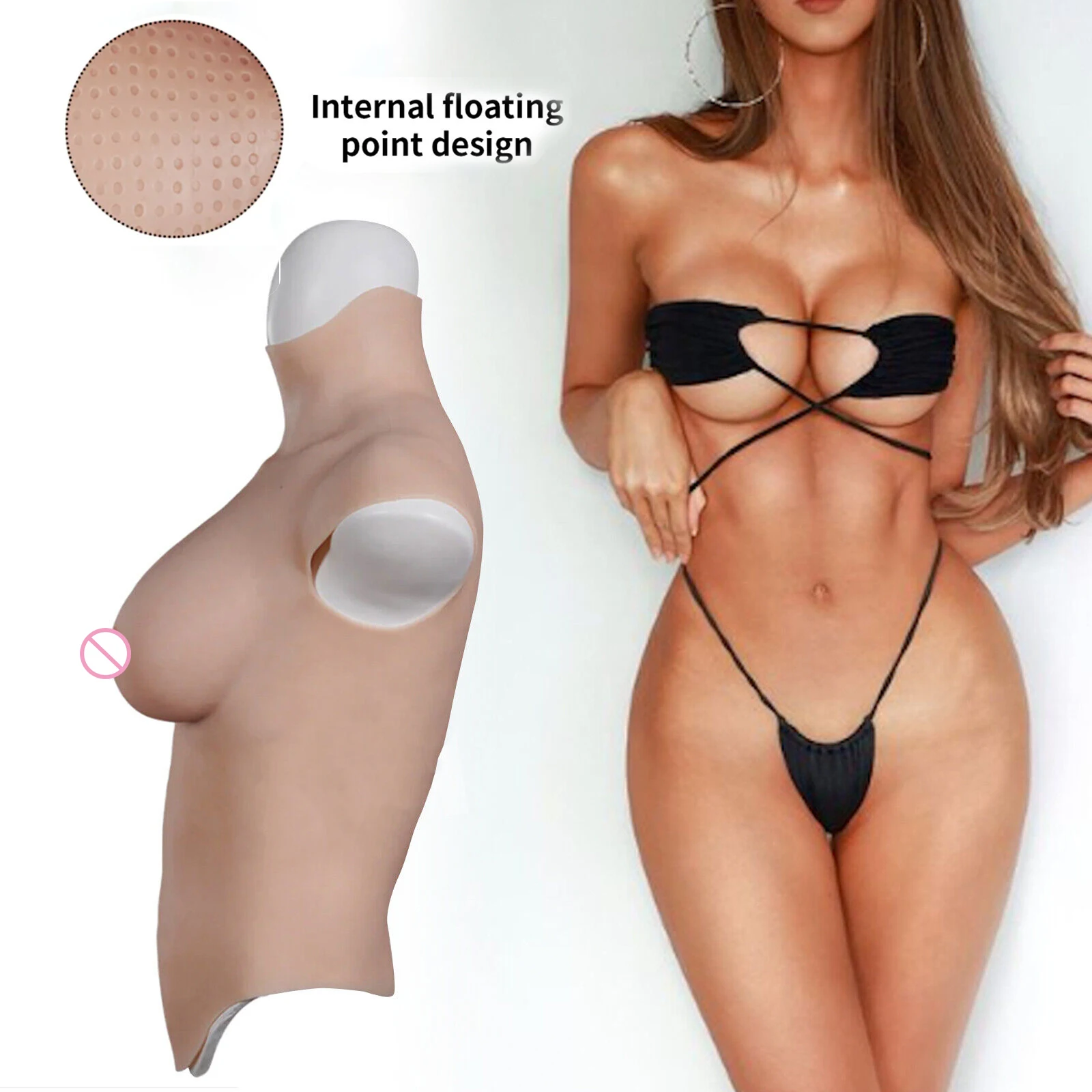 

Drag Queen 7th No Oil Breast Plate Forms EYUNG Silicone Boobs For Crossdresser Cosplay Costumes Tasse Fake Chest For Transgender