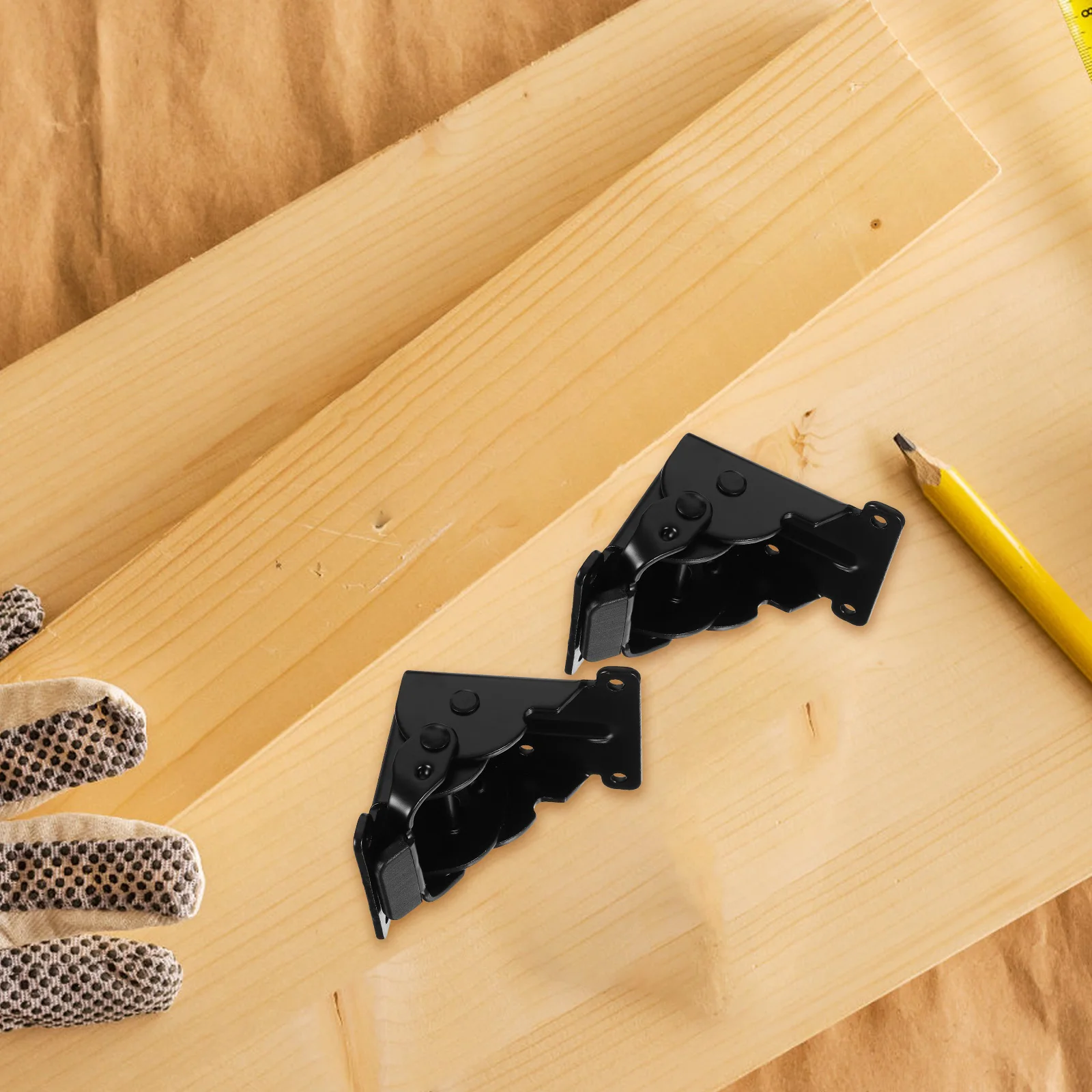 

2Pcs Creative Folding Hinge Table Leg Support Durable Furniture Accessories Space Saver