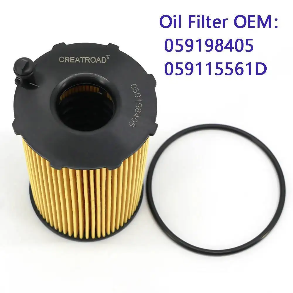 

Car Oil Filter 1PCS 059198405 059115561D For Porsche Audi A6 A7 A8 Q5 Q7 Quattro VW Touareg 3.0L V6
