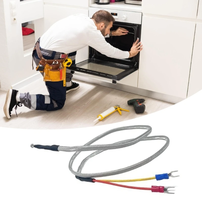 โพรบเซ็นเซอร์อุณหภูมิสูงเทอร์โมคัปเปิล 36 นิ้วมัลติฟังก์ชั่นสำหรับเตาอบ