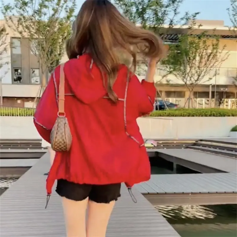 Sunscreen Clothes for Women in Summer 2025 Hooded Exterior Lightweight Outdoor Breathable Versatile Sunscreen Jacket Cardigan