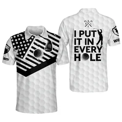 New 3d Golf Polo Shirts For Men If I Die Bury Me With My Golf Clubs Golf Parrten Print Polo Shirts Women Slim Gym Sports Tshirts