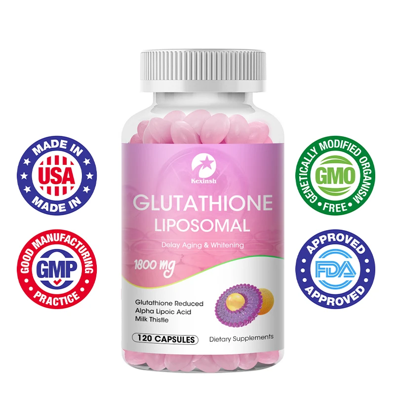 Kexinsh Glutathione Capsules Collagen Antioxidant, Detox, Immune System Skin Beauty, Liver Health