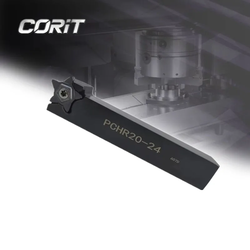 CORIT PCHR Groove Cutter CNC External Turning Tool Holder PCHR12-24 PCHR16-24 PCHR20-24 PCHR25-24 Grooving Holders