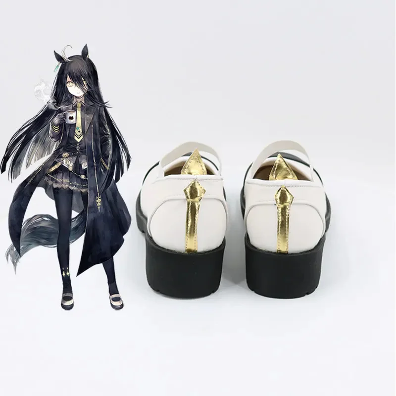 A;3,v;7'd/Calzado de Cosplay de Anime, Botas de Manhattan Cafe Uma Musume Pretty Derby, Accesorios y Atrezzo para Disfraces de Halloween Madec;4'b,7'm\1/