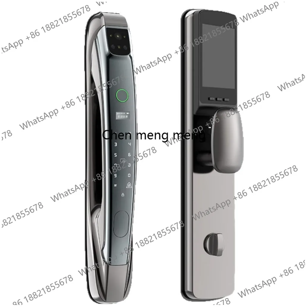 Automatic fingerprint, visual cat eye electronic password, home facial recognition anti-theft smart door lock