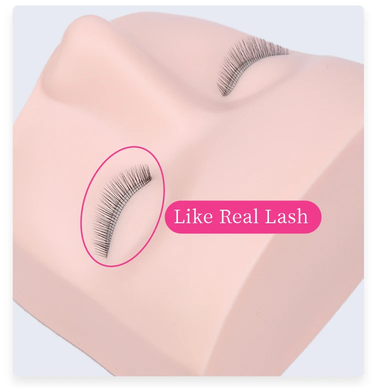 1-lagiges / 3-lagiges Wimpern-Übungspuppenmodell für das Üben des Wimpern-Make-up-Verfahrens, Wimpernverlängerungs- und Pfropf-Trainingswerkzeug – Detail 13