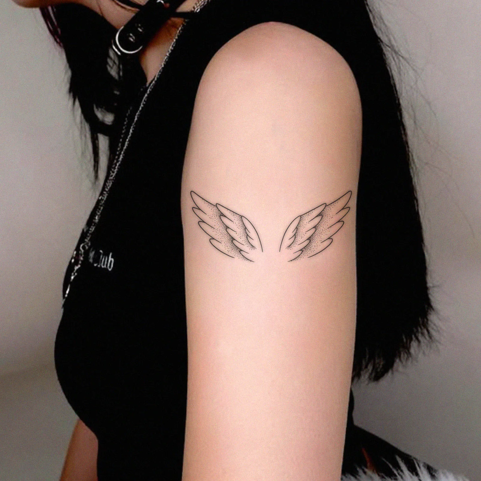 Minimalist Leaf Vine Tattoo Sticker Waterproof Long Lasting Fine Line Temporary Tattoo for Women Finger Hand
