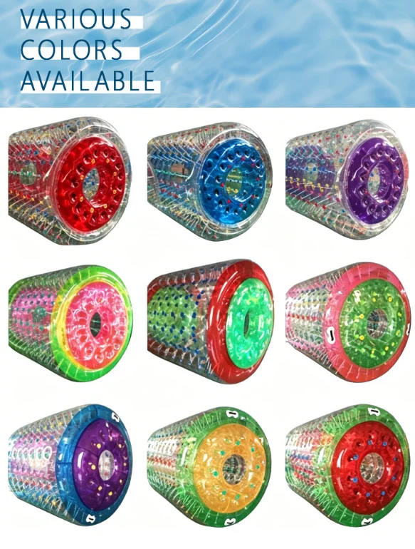 Custom Inflatable Water Roller,Customizable Human Hamster Wheel,0.8mm PVC Zorb Ball,for Commercial Water Park Pool,Kids Adults
