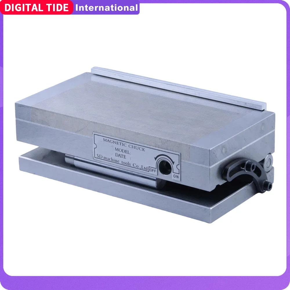 

Precision Tilting Magnetic Table - Sinusoidal Bow Angle Adjustment, 200N/cm² Permanent Magnet Suction for Grinding Machines