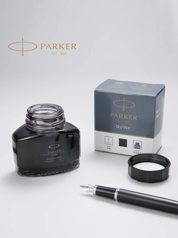 

Parker 30/57ml Fountain Pen Ink Non-Carbon Quick-Drying for Professional Student Adult Smooth Writing School Supplies Stationery