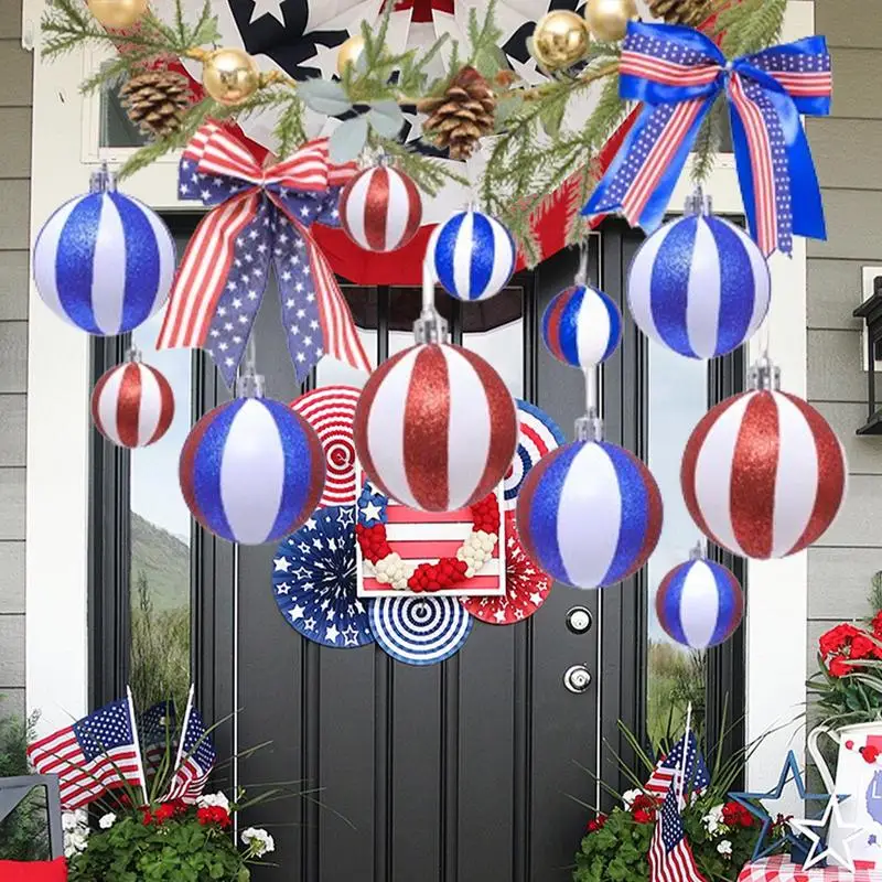 4th Of July Party Supplies Independence Day Decor Citizenship Party Decorations 20pcs Vibrant 4th Of July Decorations Indoor