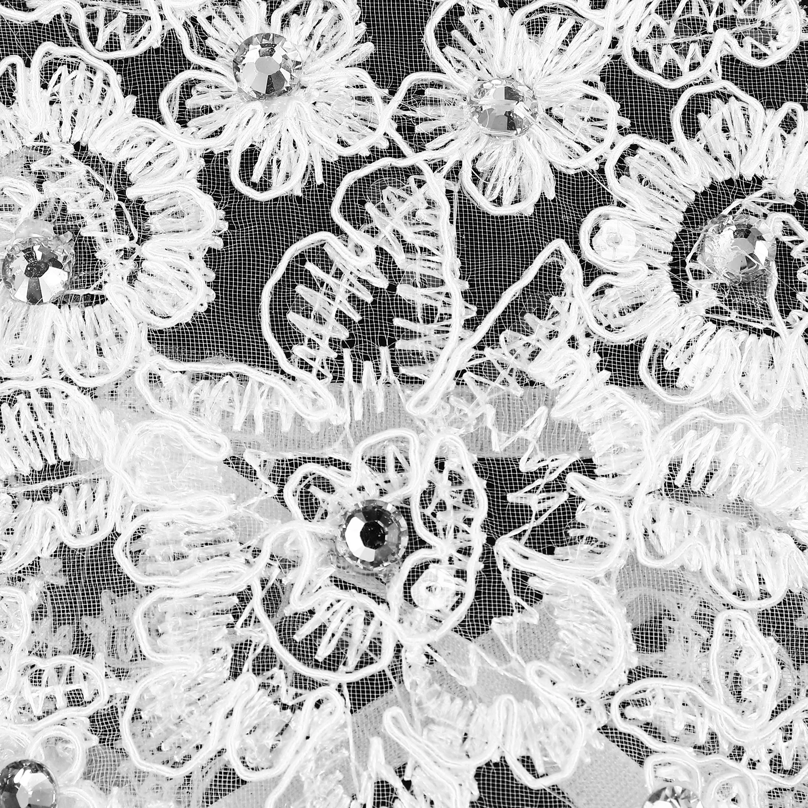 

Lace Bridal Gloves White Fingerless Wedding Party Show Satin Ribbon Straps Breathable Comfortable No Deform