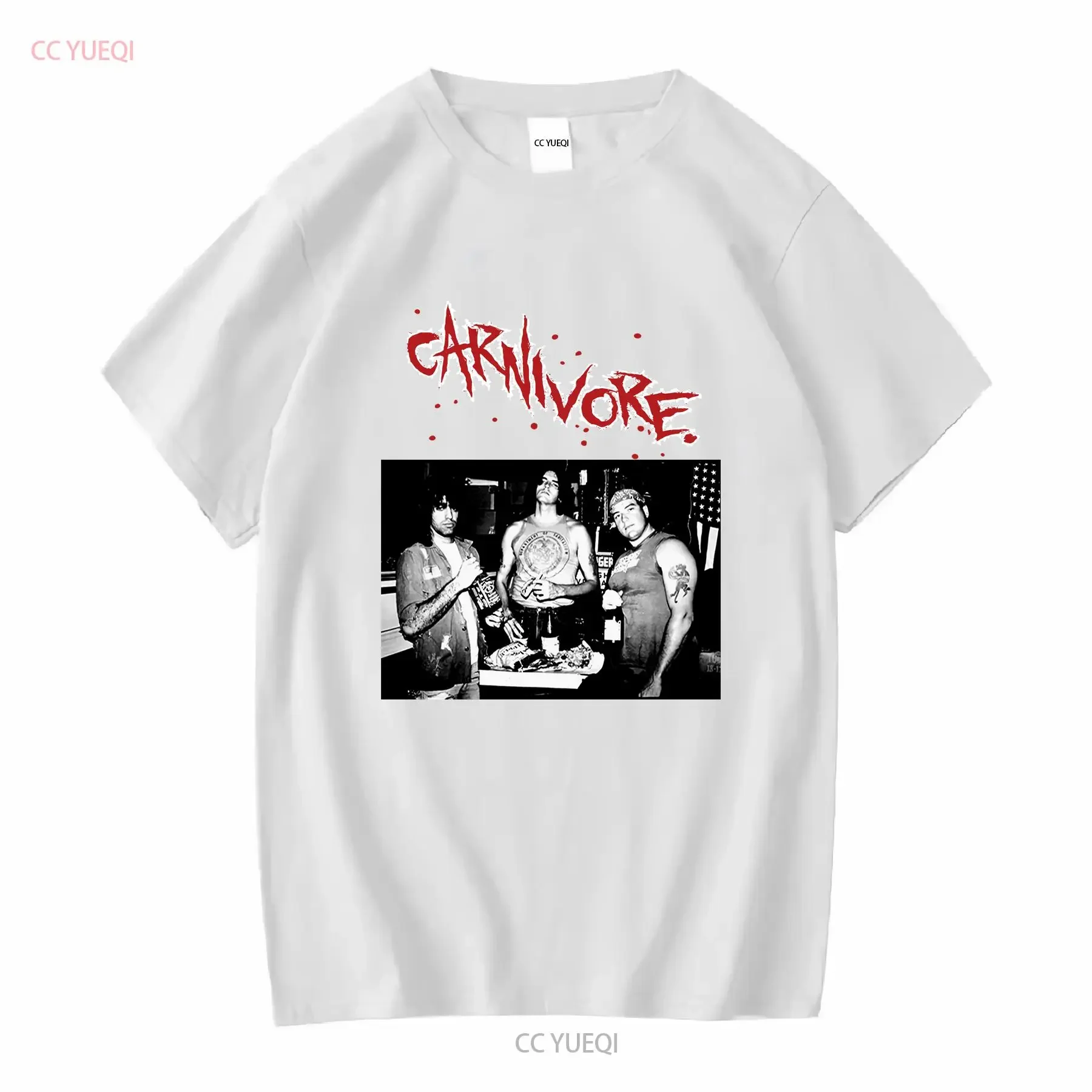 激レア　90sビンテージTシャツ　カーニヴォア　バンドT Carnivore Carnivore Band T shirt Black Short All Size S to 4XL zz565 vintage