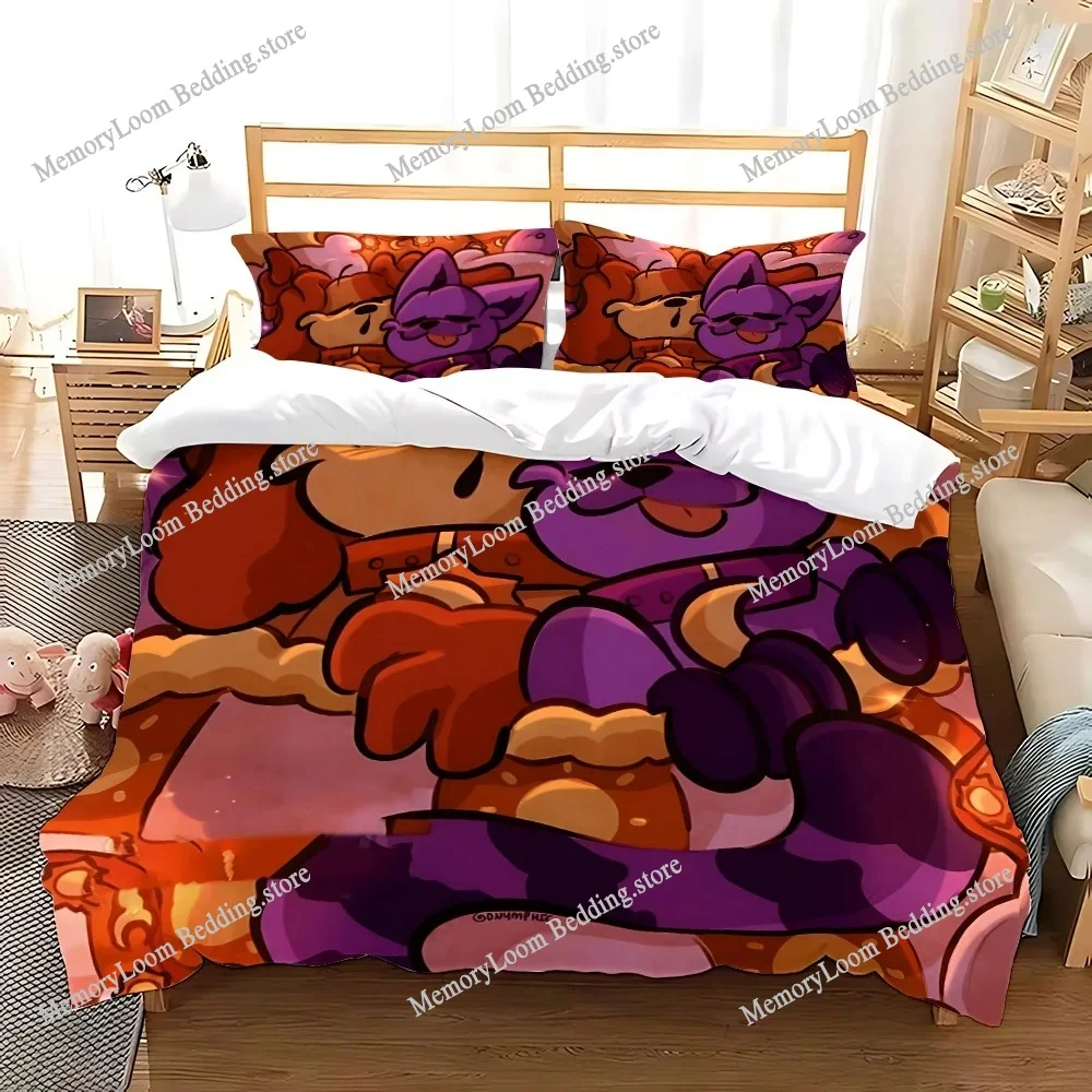 3d Print Game CatNap x DogDay Bedding Sets Comforter Quilt Bed Cover Duvet Cover Pillow Case Sets Bedroom Decoration