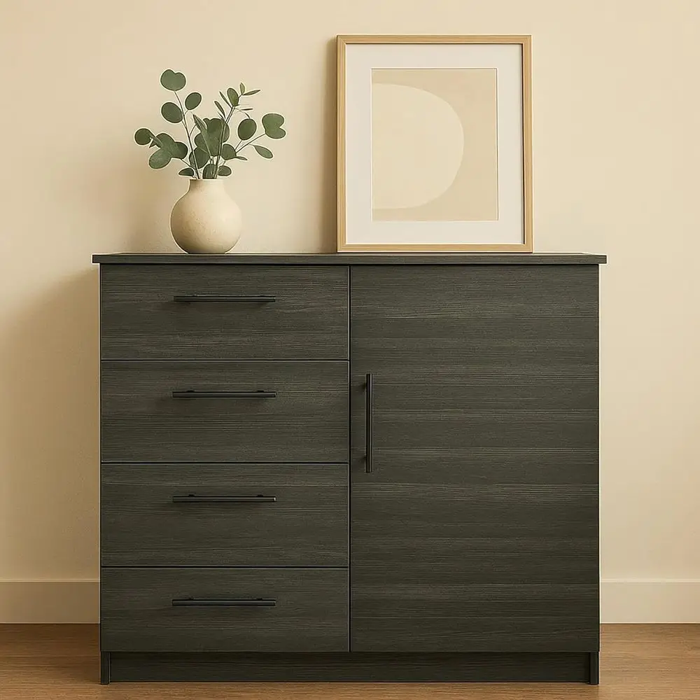 

Gentleman's Chest Gray by Robin - tile urniture Piece or Organizing Clothes and Personal Items