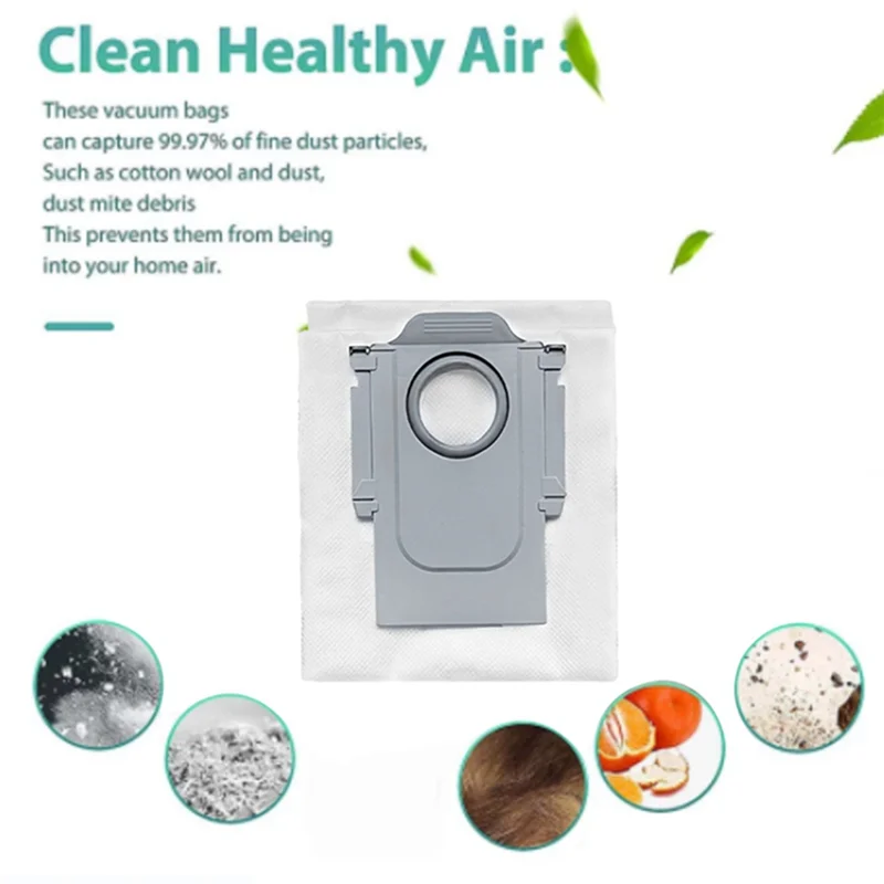A94E-For Xiaomi Roborock P10 / Q Revo جهاز آلي لتنظيف الأتربة الملحقات كيس الغبار كيس الغبار القمامة استبدال أجزاء