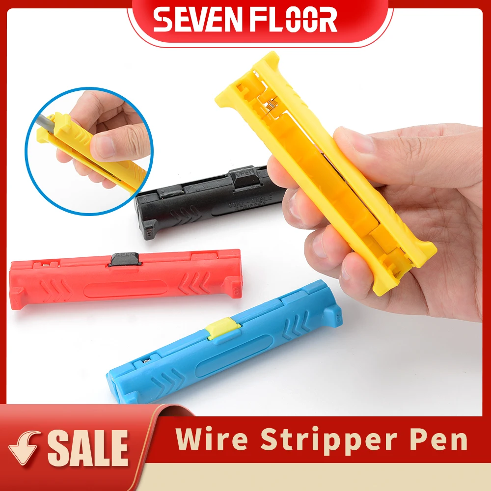 Multifunctional Rotary Coaxial Stripper Electric Wire & Network Cable Cutting Stripping Pliers Tool