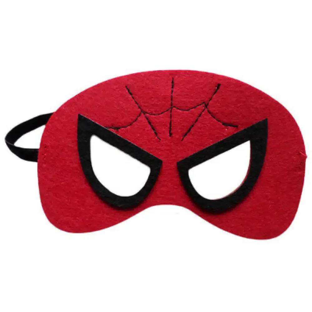 Spider Man masque Iron Man Hulk Costume accessoire masque super-héros Costume enfants feutre masque Halloween Cosplay fête enfant masque facial