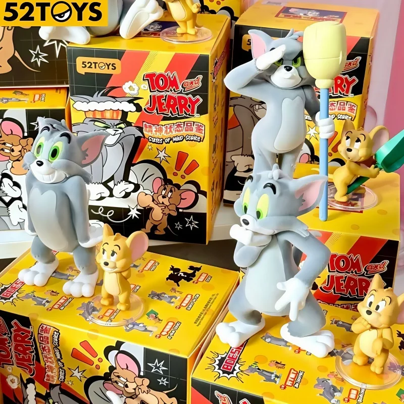 

Горячие оригинальные 52 игрушки Tom And Jerry Mental State Appreciation Series слепая коробка модные игрушки слепая коробка сюрприз слепая коробка подарок