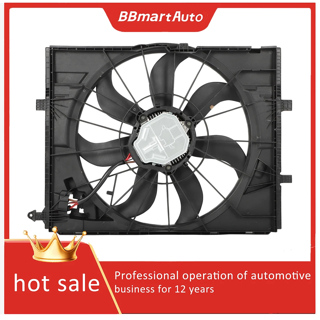 

0999065601 0999063902 0999061301 0995050000 0999068000 Radiator Cooling Fan Assembly For Mercedes-Benz E-Class E200 E220 E300