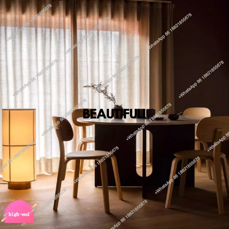 

Маленький столик из скандинавского натурального дерева, уникальный деревянный дизайн, итальянские кухонные обеденные столы, круглый камень, черный Mesa Comedor, мебель для дома