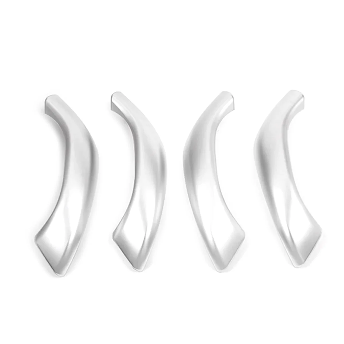 4Pcs ABS Silver Car Inner Door Handle Cover Trim for BMW X1 F48 2016-2019 X2 F47 2018-2020