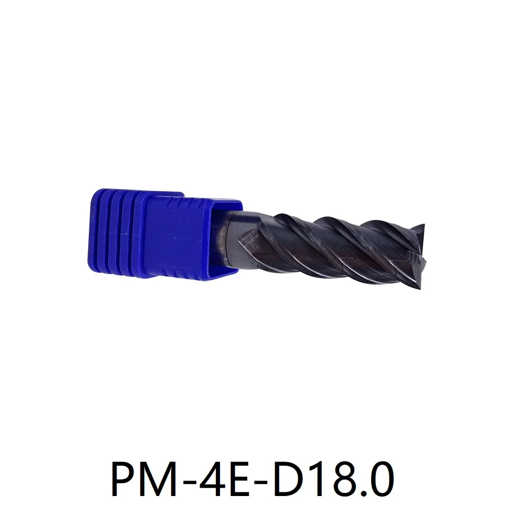 Фреза ZCC PM-4E-D18.0 PM-4E-D18.0-G Твердосплавная концевая фреза 4 канавки
